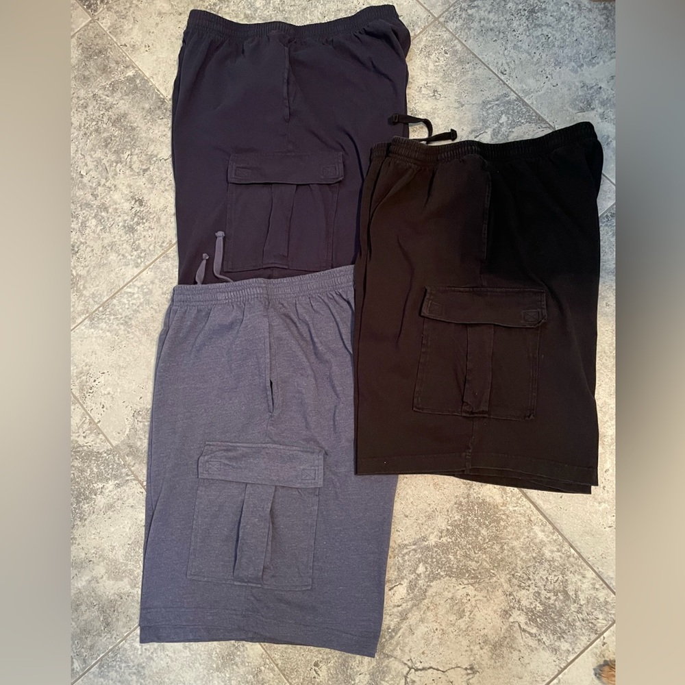 Three Pairs  Cargo Shorts Size XL